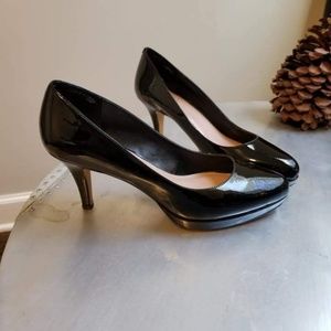 Vince Camuto Patent Leather Black Heels